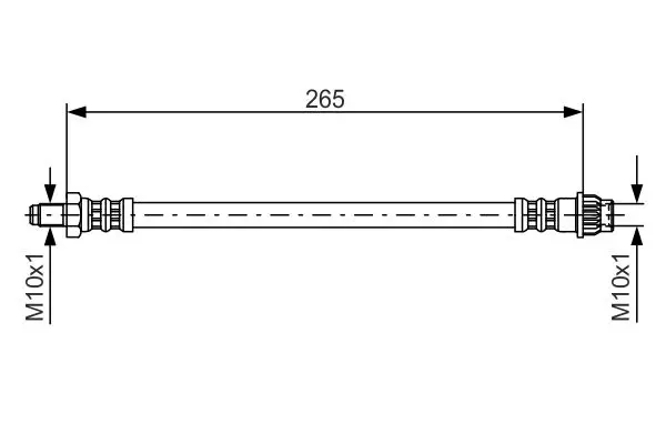 Handler.Part Brake hose Bosch 1987476948 5