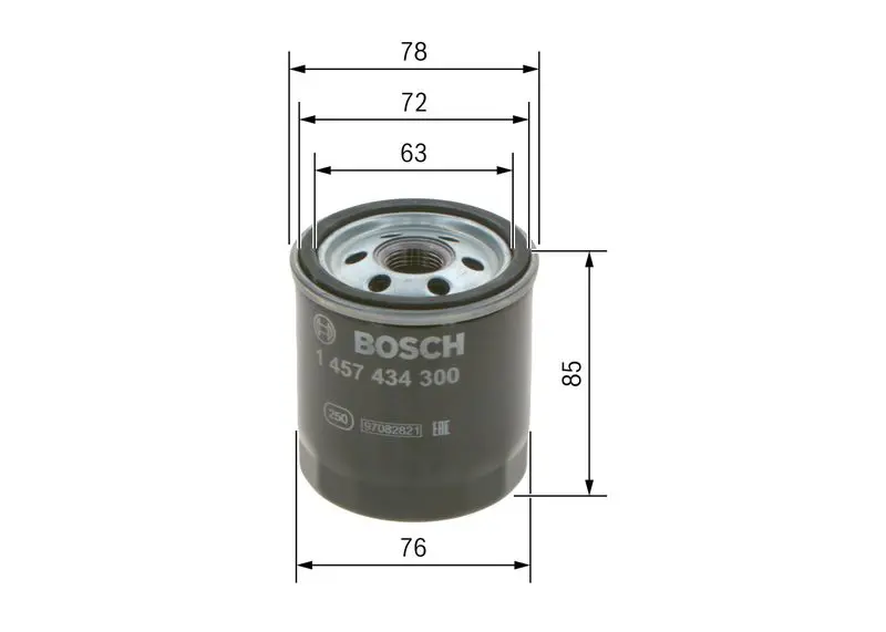 Handler.Part Fuel filter Bosch 1457434300 5