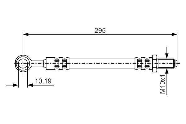 Handler.Part Brake hose Bosch 1987481365 5