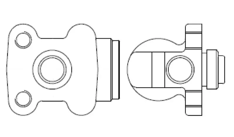 Handler.Part Wheel brake cylinder Bosch F026002340 1