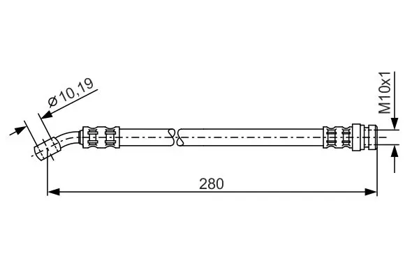 Handler.Part Brake hose Bosch 1987476772 1