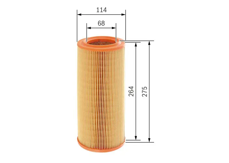 Handler.Part Air filter Bosch 1457433553 5