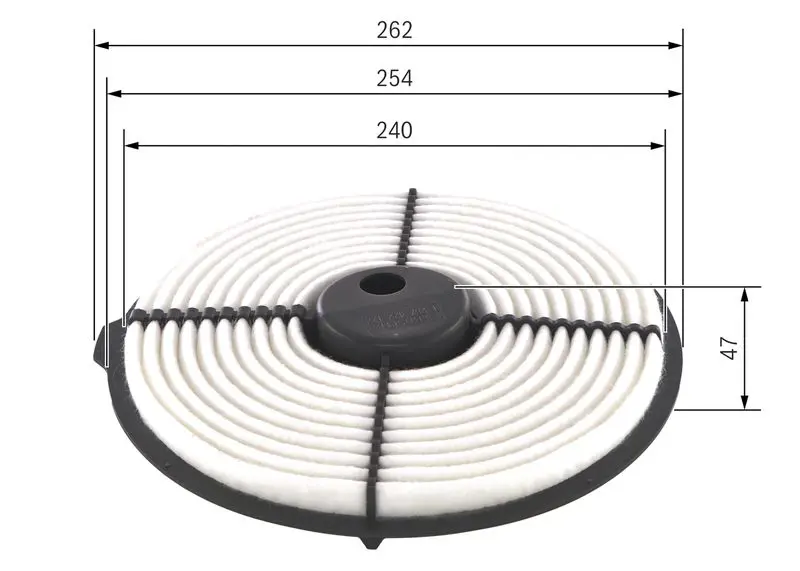 Handler.Part Air filter Bosch 1987429122 5