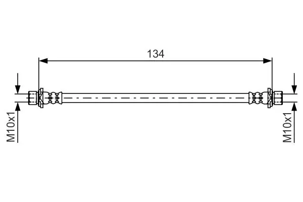 Handler.Part Brake hose Bosch 1987481637 1