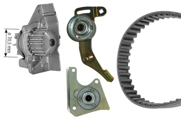 Handler.Part Water pump & timing belt set Bosch 1987946436 1