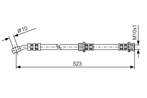 Handler.Part Brake hose Bosch 1987481099 5