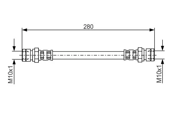 Handler.Part Brake hose Bosch 1987481030 1