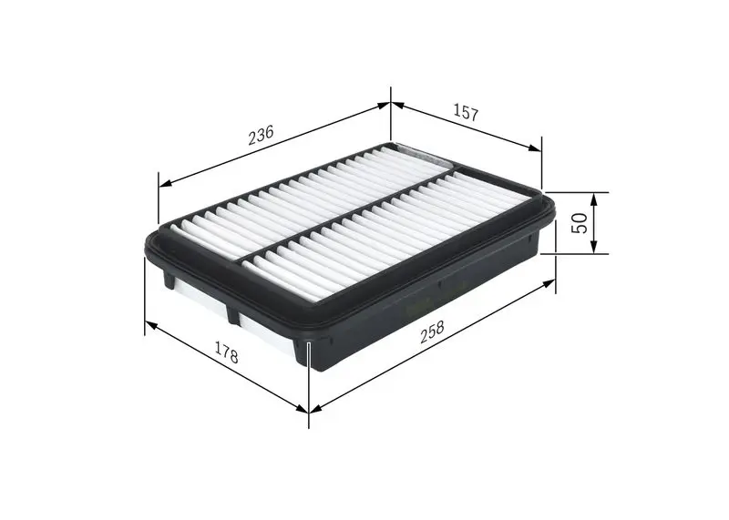 Handler.Part Air filter Bosch F026400123 5