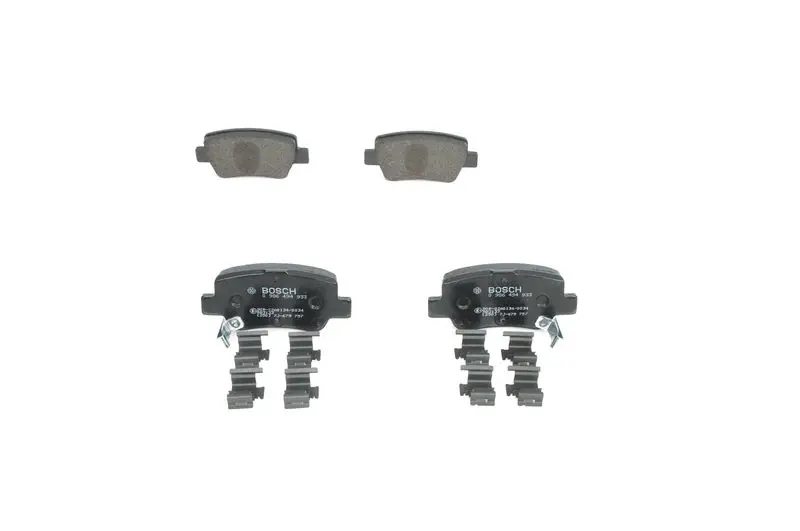 Handler.Part Brake pad set, disc brake Bosch 0986494933 1