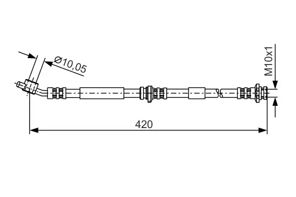 Handler.Part Brake hose Bosch 1987476790 1