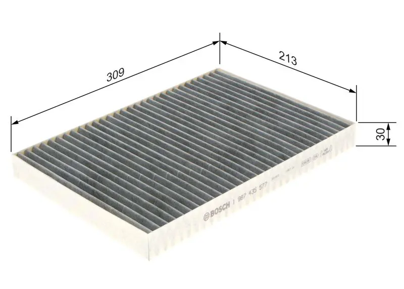 Handler.Part Filter, interior air Bosch 1987435577 5