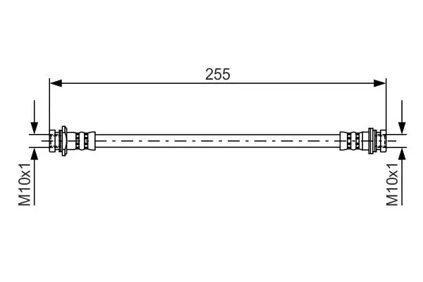 Handler.Part Brake hose Bosch 1987481402 1