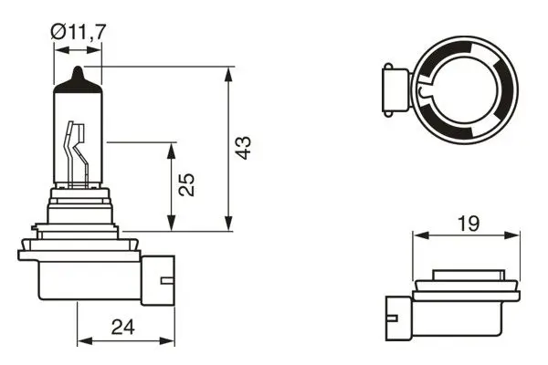 Handler.Part Bulb, headlight Bosch 1987302084 5