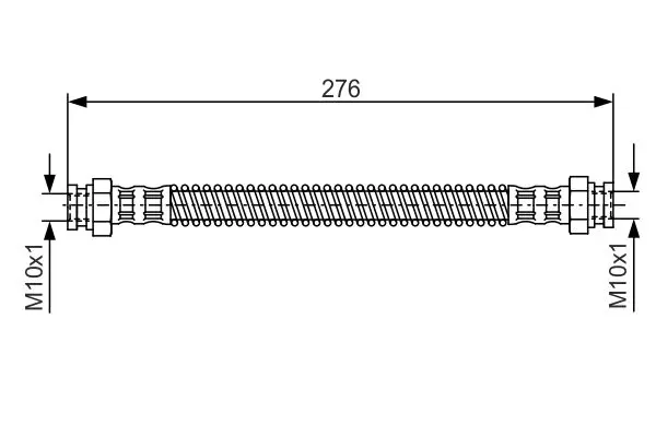 Handler.Part Brake hose Bosch 1987476523 1