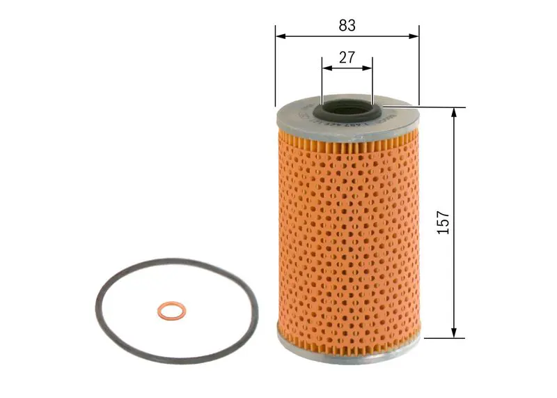 Handler.Part Oil filter Bosch 1457429121 5