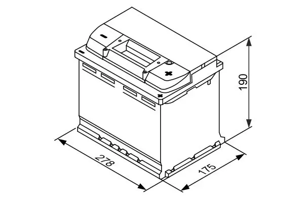 Handler.Part Starter battery Bosch 0092S4E080 6