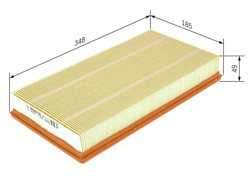 Handler.Part Air filter Bosch 1457433642 5