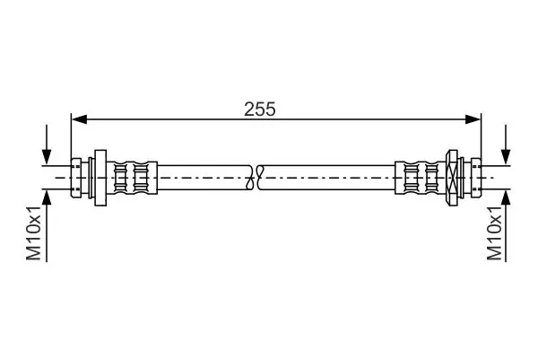 Handler.Part Brake hose Bosch 1987481178 5