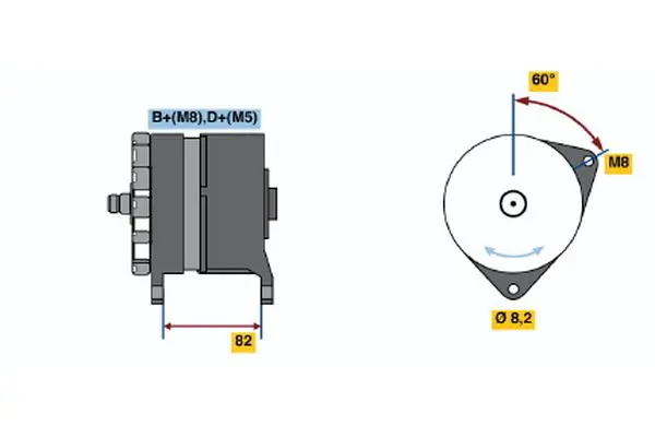 Handler.Part Alternator Bosch 0120469559 1