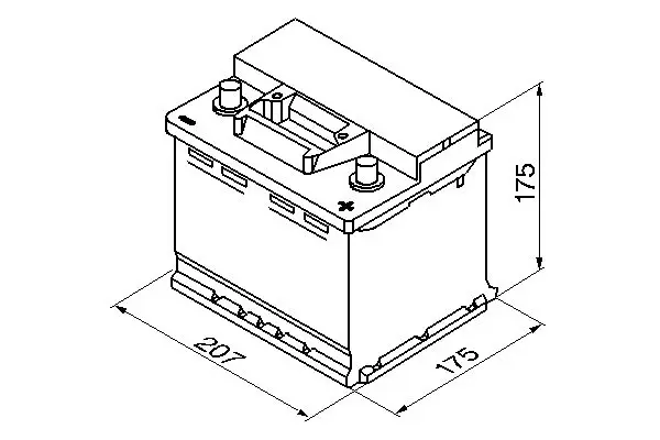 Handler.Part Starter battery Bosch 0092S30010 6