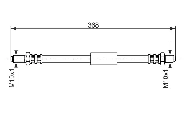 Handler.Part Brake hose Bosch 1987476419 1