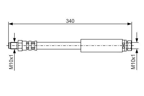 Handler.Part Brake hose Bosch 1987476433 1