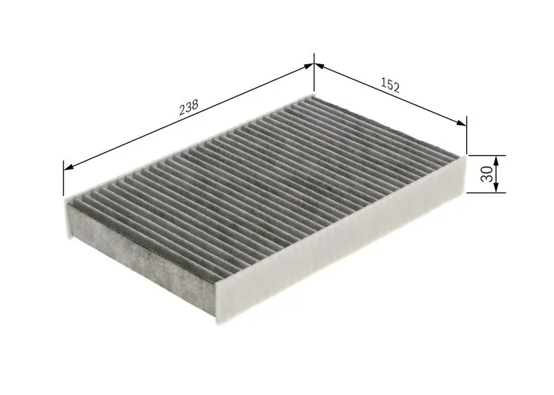 Handler.Part Filter, cabin air Bosch 1987435574 5