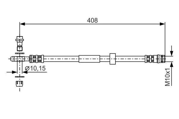 Handler.Part Brake hose Bosch 1987481323 5