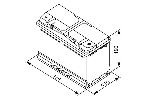 Handler.Part Starter battery Bosch 0092S40110 5