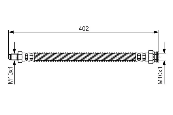 Handler.Part Brake hose Bosch 1987476667 1