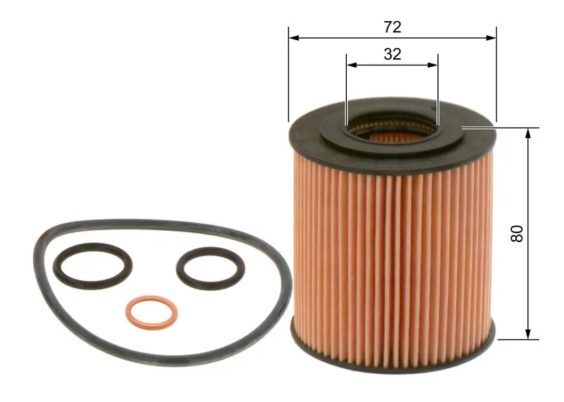 Handler.Part Oil filter Bosch 1457429262 5