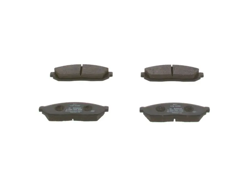 Handler.Part Brake pad set, disc brake Bosch 0986494208 1