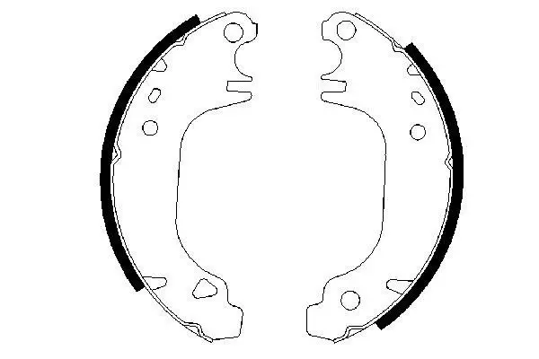 Handler.Part Brake shoe set Bosch 0986487275 1