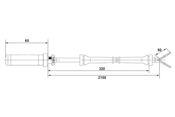 Handler.Part Sensor, wheel speed Bosch 0265004009 5