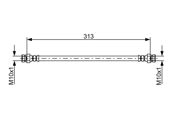 Handler.Part Brake hose Bosch 1987481897 5