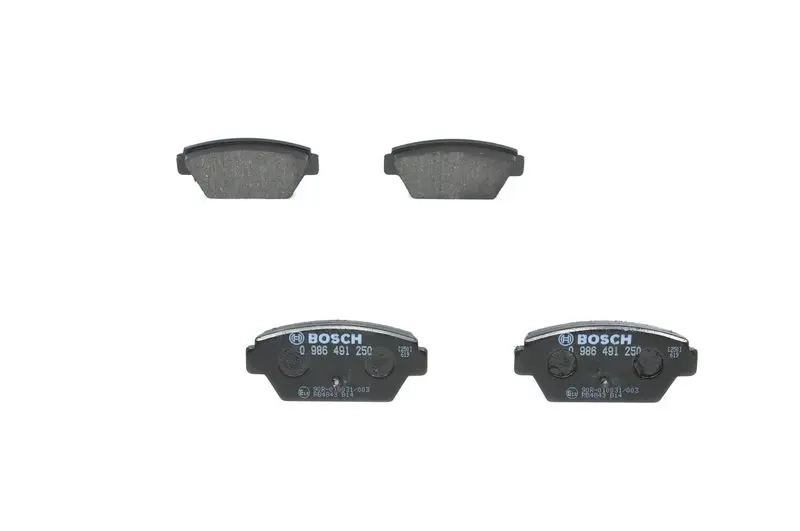 Handler.Part Brake pad set, disc brake Bosch 0986491250 1