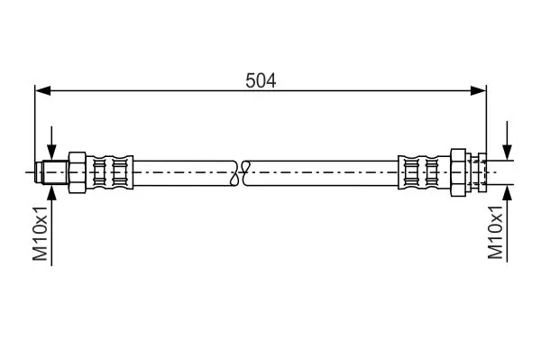 Handler.Part Brake hose Bosch 1987481034 1