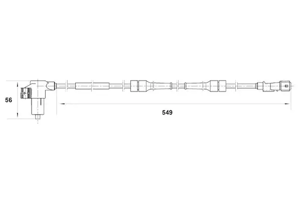 Handler.Part Sensor, wheel speed Bosch 0265006199 1