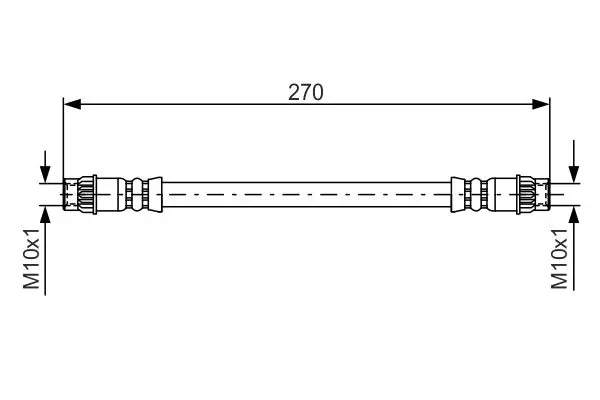 Handler.Part Brake hose Bosch 1987476493 1