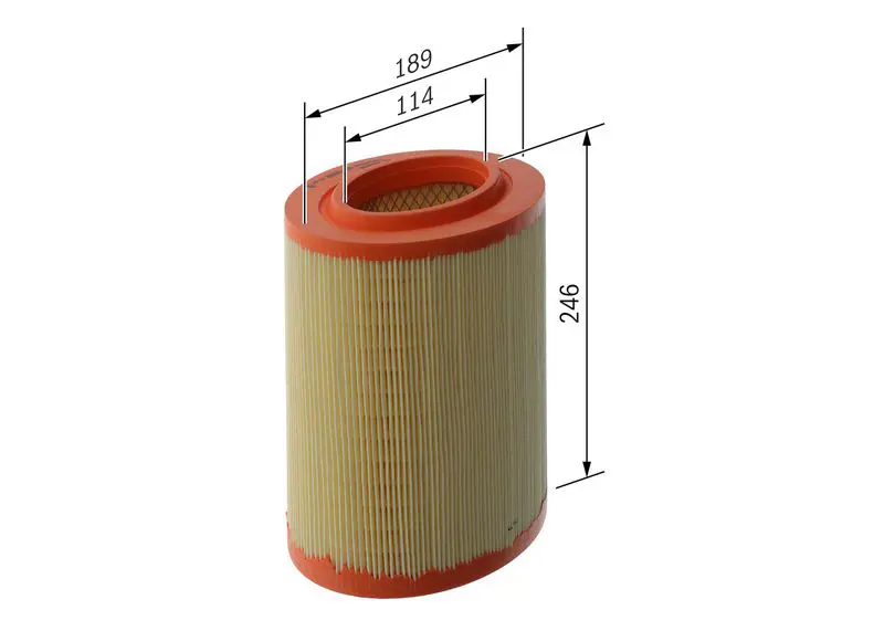 Handler.Part Air filter Bosch F026400039 5