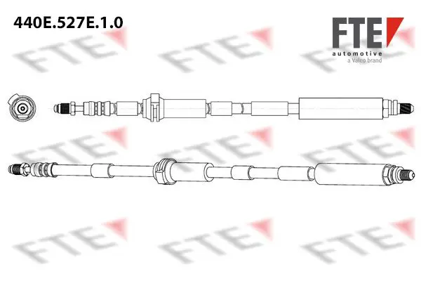 Handler.Part Brake hose FTE Automotive 440E527E10 1