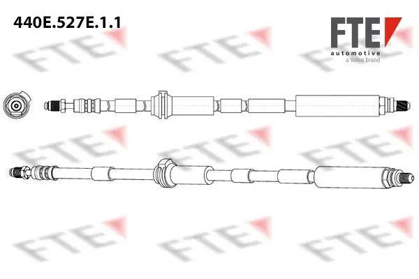 Handler.Part Brake hose FTE Automotive 440E527E11 1