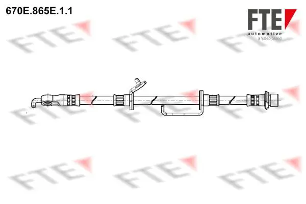 Handler.Part Brake hose FTE Automotive 670E865E11 1