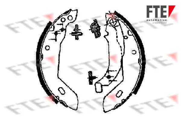 Handler.Part Brake shoe set FTE Automotive BB1051A2 1