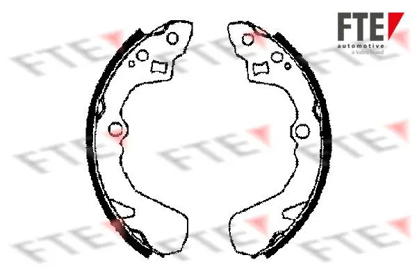 Handler.Part Brake shoe set FTE Automotive BB1112A1 1