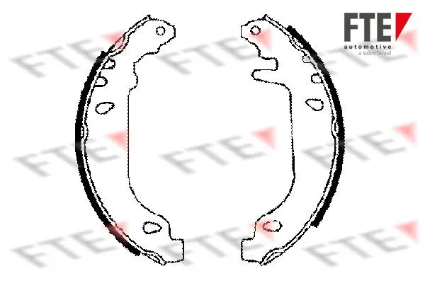 Handler.Part Brake shoe set FTE Automotive BB1136A2 1