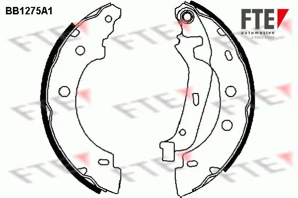 Handler.Part Brake shoe set FTE Automotive BB1275A1 1