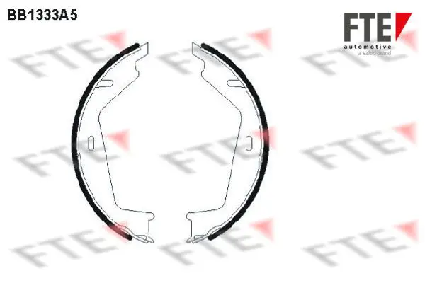 Handler.Part Brake shoe set, parking brake FTE Automotive BB1333A5 1