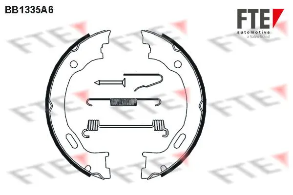 Handler.Part Brake shoe set, parking brake FTE Automotive BB1335A6 1