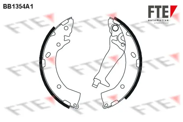 Handler.Part Brake shoe set FTE Automotive BB1354A1 1